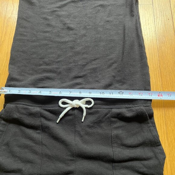 Monrow Size S Black Supersoft Sleeveless Drawstring Waist Tapered Tank Jumpsuit - Picture 8 of 13